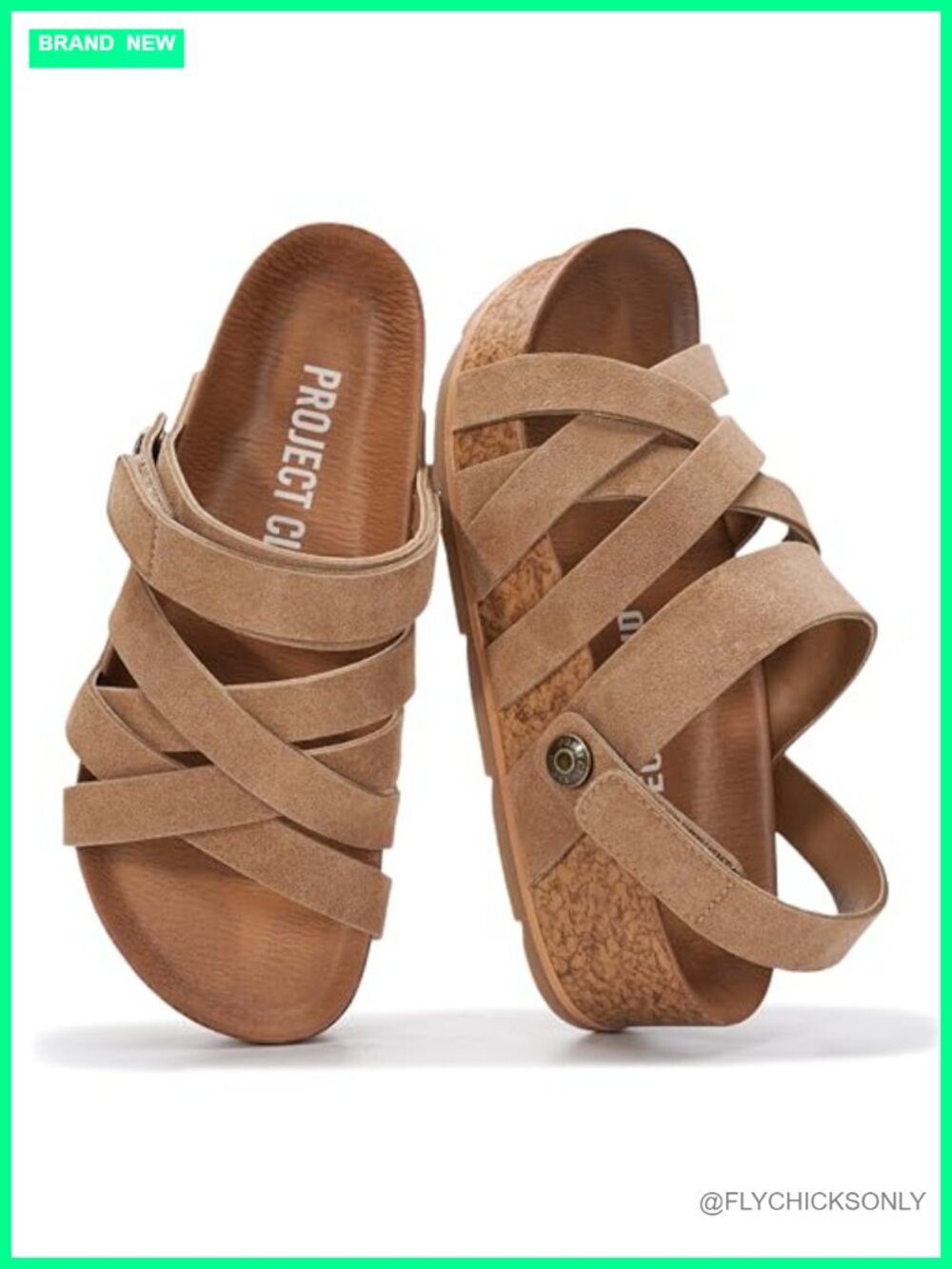 Genuine Leather Suede Platform Sandals Adjustable Comfort Dressy
